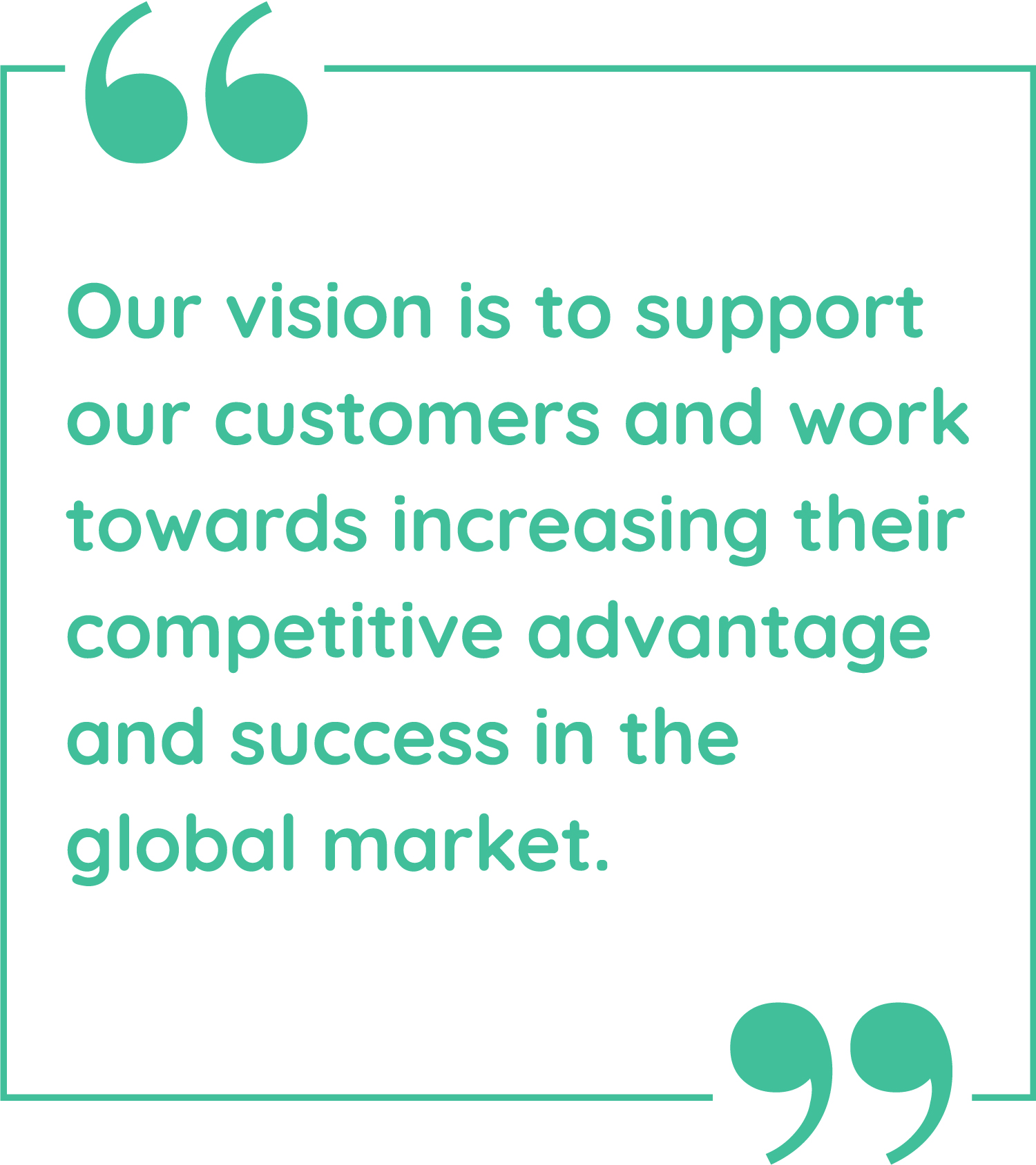 our vision quote