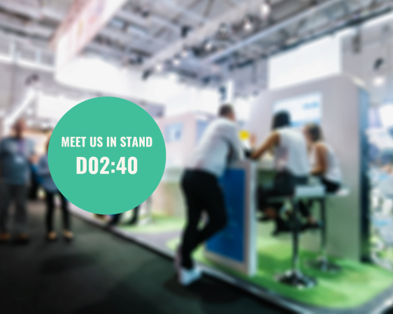 Meet us in stand green
